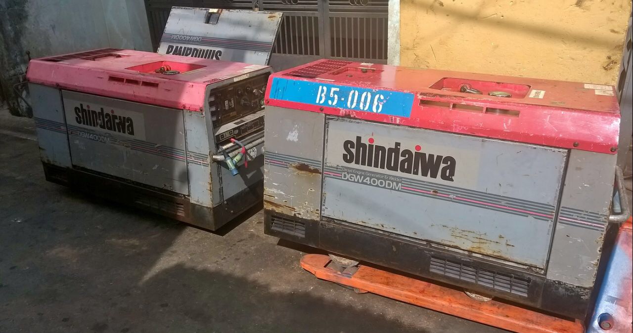 Cho thuê máy phát hàn SHINDAIWA DGW400DM